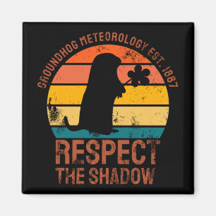 Imã Meteorologia Groundhog Est. 1887
