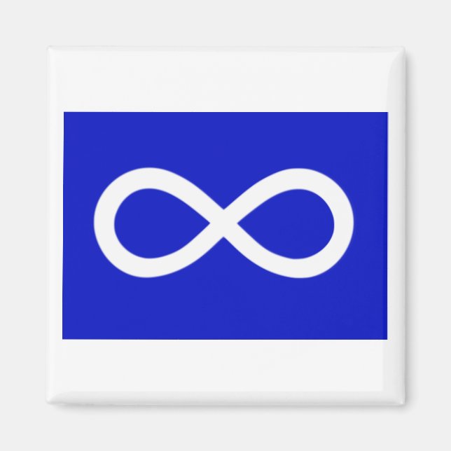 Imã Métis Blue Flag (Frente)