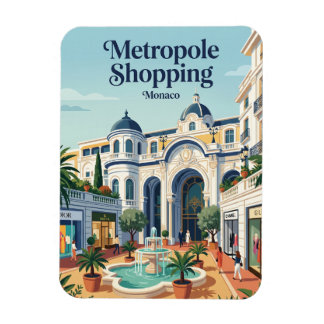 Ímã Metropole Shopping Monte-Carlo Mônaco