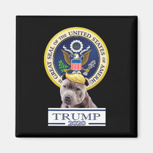 Imã Meu American Staffordshire Terrier Para Trump