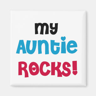 Imã Meu Auntie Rocha Camiseta e presentes