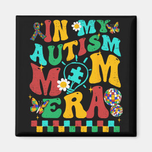 Imã Meu Autismo Mãe Era Groovy Quebra-cabeça Piece Mãe