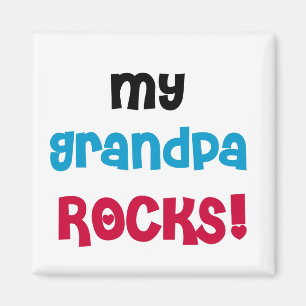 Imã Meu avô Rocks Camisetas e presentes