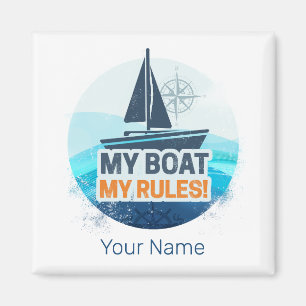 Imã Meu Barco Minhas Regras para Capitão ou Skipper Vi