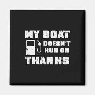 Imã Meu barco não funciona em Obrigados Boné engraçado