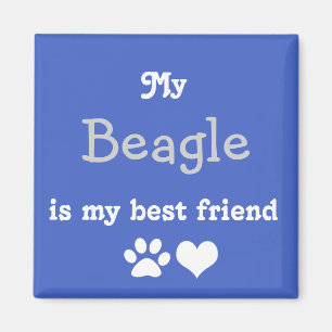 Imã Meu Beagle é meu melhor amigo