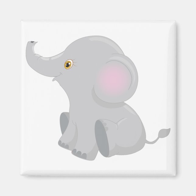 Imã Meu Bebê Elefante (Frente)