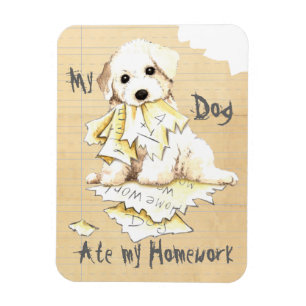 Ímã Meu Bichon Comeu Minha Casa