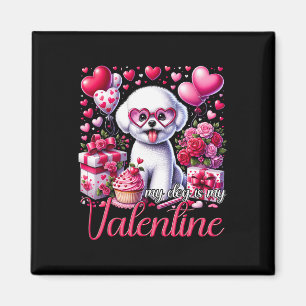 Imã Meu Bichon Frise é meu namorado Amantes de cães Bi