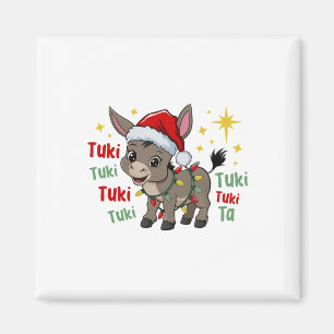 Imã Meu Burrito Saneador Burro de Natal Mexicano Espan