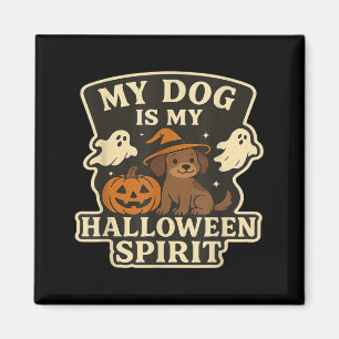 Imã Meu Cachorro é Meu Espírito de Halloween _ Amante