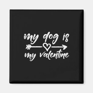 Imã Meu Cachorro Valentine Dono de Animal Divertido Mã
