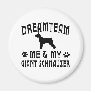 Imã Meu cão do Schnauzer gigante