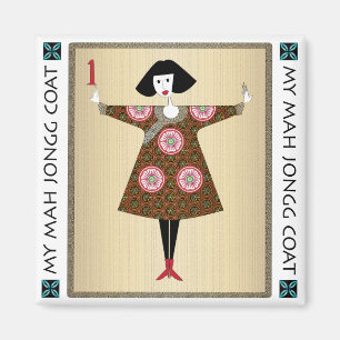 Imã Meu Casaco Mah Jongg 01: Ímã