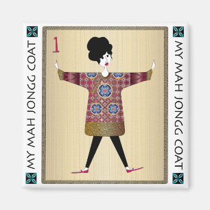 Imã Meu Casaco Mah Jongg 02: Ímã