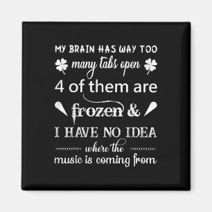 Imã Meu Cérebro Tem Muitas Guias... A Música É Co