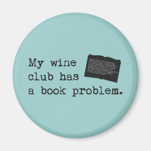 Imã Meu Clube do Vinho Tem Um Problema De Livro
