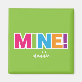 Imã MEU! - Colorida Personalizada