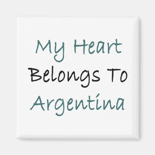 Imã Meu coração pertence a Argentina