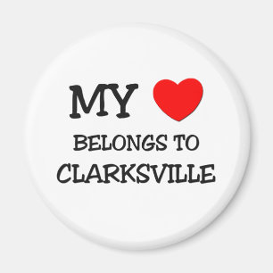 Imã Meu coração pertence a CLARKSVILLE