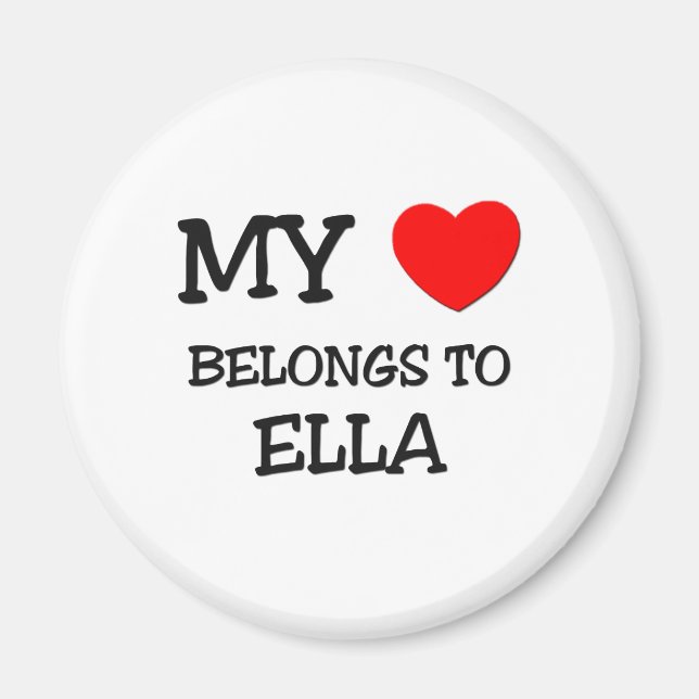 Imã Meu Coração Pertence À ELLA (Frente)