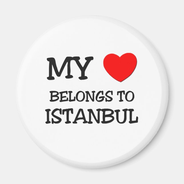 Imã Meu coração pertence a ISTANBUL (Frente)