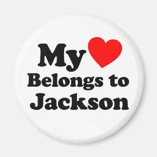 Imã Meu coração pertence a Jackson