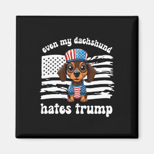 Imã Meu Dachshund Odeia Trump Dogs Kamala Harris Vote