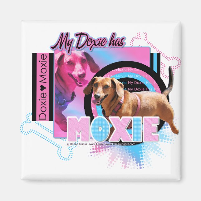 Imã Meu Doxie tem Moxie (Frente)