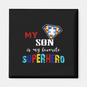 Imã Meu Filho É Meu Super Herói Favorito Autismo Consc