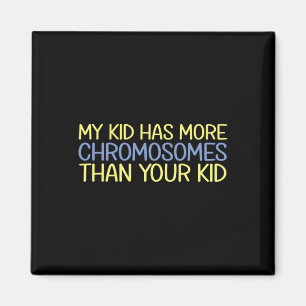 Imã Meu Filho Tem Mais Cromossomos Conscientização sob