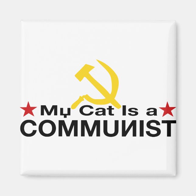 Imã Meu gato é um COMUNISTA (Frente)