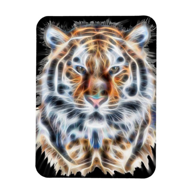 Ímã Meu Gato está Agindo Com Energia facial Tiger (Vertical)