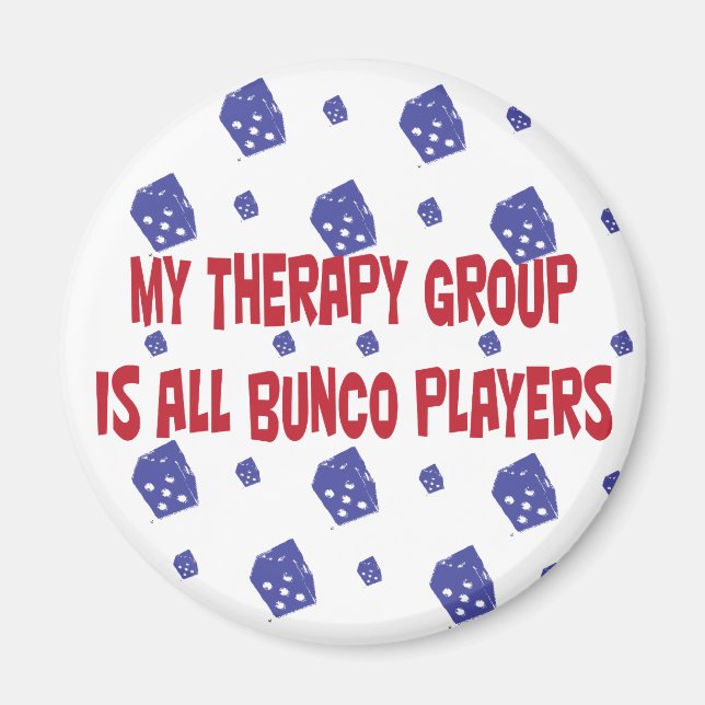 Imã meu grupo de terapia é todo jogador de bunco (Frente)
