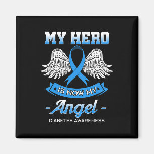 Imã Meu Herói Agora É Meu Anjo Diabetes Azul Ket Diabé