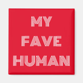 Imã Meu Humano Favorito Retro