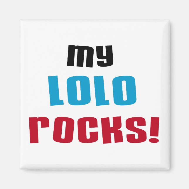 Imã Meu Lolo balança t-shirt e presentes (Frente)