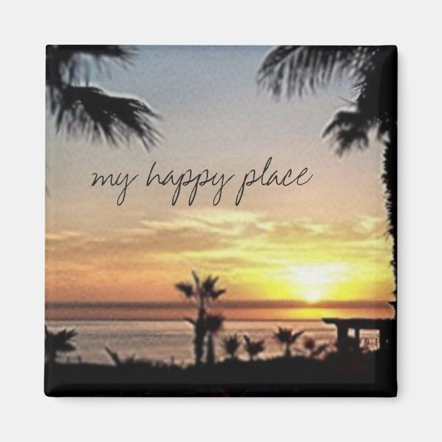 Imã Meu lugar feliz México (Frente)