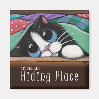 Imã Meu Lugar Secreto Escondido - Magneta Gato