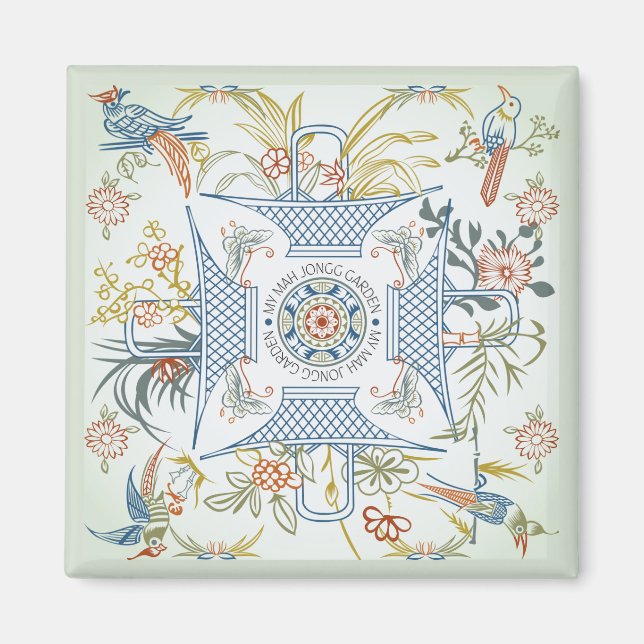 Imã Meu Magneto Mah Jongg Garden (Frente)