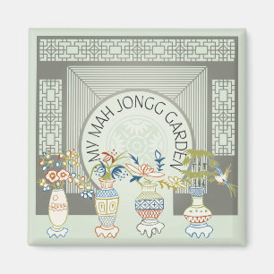 Imã Meu Magneto Mah Jongg Garden