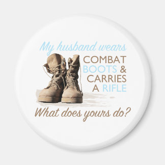 Imã Meu Marido Veste Botas de Combate