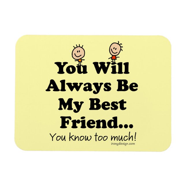 Ímã Meu melhor amigo (Horizontal)