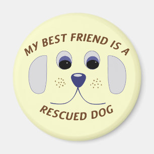 Imã Meu melhor amigo é um cão salvado