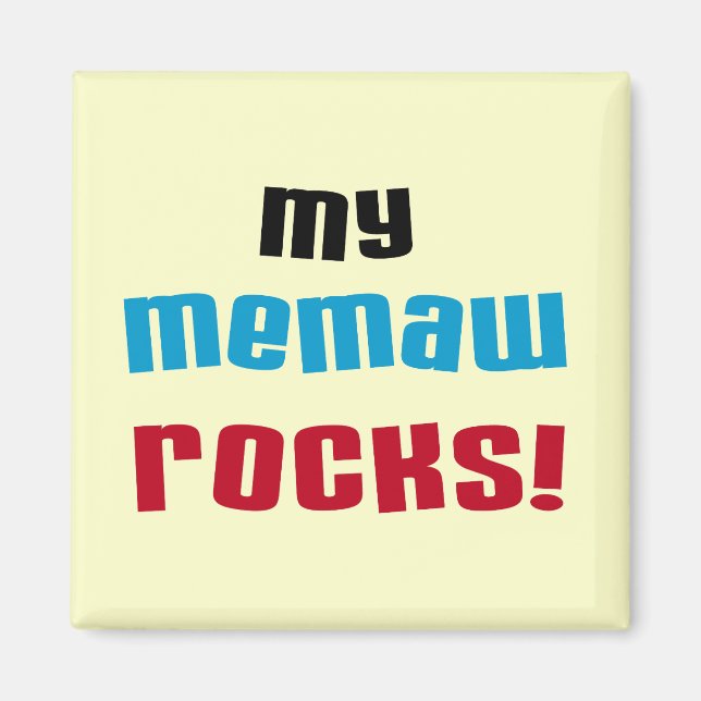 Imã Meu Memaw balança t-shirt e presentes (Frente)