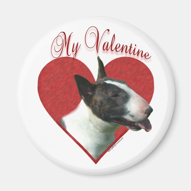 Imã Meu Namorados Bull Terrier (Frente)