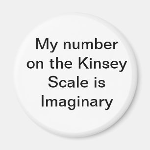 Imã Meu número na escala de Kinsey é ímã imaginár