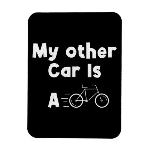 Ímã Meu outro carro é uma bicicleta
