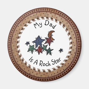 Imã Meu pai é um ímã da estrela do rock