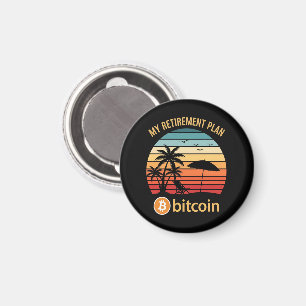 Imã Meu Plano de Aposentadoria Bitcoin Praia Pôr do So